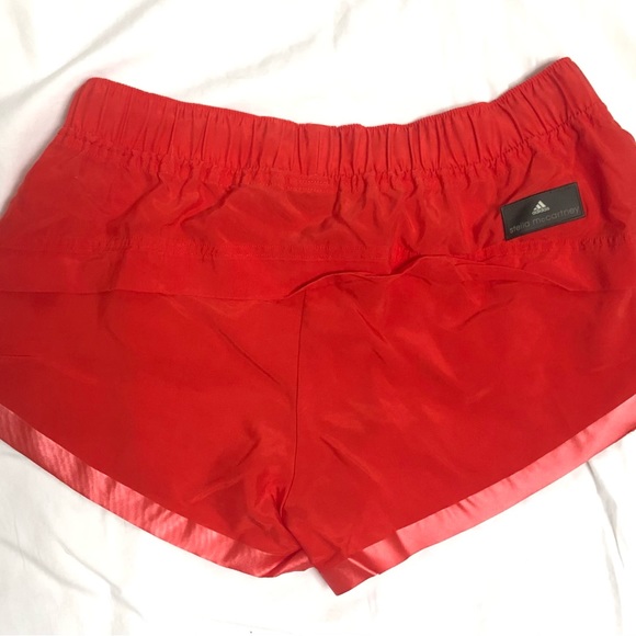 Adidas by Stella McCartney ultralight red running shorts reflective stripe S - Picture 6 of 8